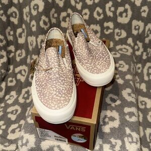 Vans Slip-On Sf  Sneaker (Eco Theory) Animal/Ether 😍 New 🆕 & Never Worn 😍